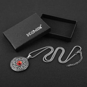 img 1 attached to 🌟 Six Pointed Constellation Stainless Necklaces for Boys - HZMAN Jewelry