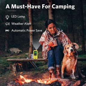 img 1 attached to 📻 High-Range Walkie Talkies for Adults - COTRE Two Way Radios with USB Rechargeable Batteries, 32-Mile Long Range, 2662 Channels, NOAA & Weather Alerts, VOX Scan, LED Lamp - Perfect for Outdoor Activities, Yellow