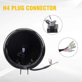 img 3 attached to Enhance Your Ride with Samman 5.75 Inch 🏍️ LED Headlight Housing: Perfect Fit for Harley Davidson Motorcycles