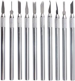 img 4 attached to 🔪 Wax Carvers Carving Knives: Professional Tool Set for Pottery, Clay Sculpting & Modeling