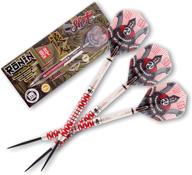 🎯 precision meets power: shot! darts ronin rei-steel tip dart set with centre weighted-90% tungsten barrels логотип