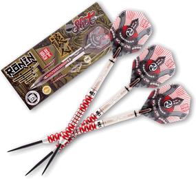 img 4 attached to 🎯 Precision meets Power: Shot! Darts Ronin Rei-Steel Tip Dart Set with Centre Weighted-90% Tungsten Barrels