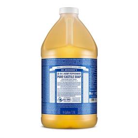 img 4 attached to 🌱 Organic Peppermint Pure-Castile Liquid Soap by Dr. Bronner’s - 64 Oz, Multifunctional: Face, Body, Hair, Laundry, Pets, and Dishes, Concentrated Formula, Vegan, Non-GMO, 18-in-1 Uses