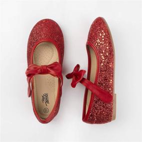 img 3 attached to 👠 Flats Shoes for Girls - Heel World Ballerina Girls' Dress