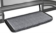 prest-o-fit 2-1073 wraparound plus rv step rug - 20&#34 logo