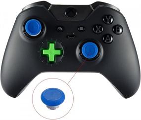 img 2 attached to 🎮 eXtremeRate 8-in-1 Metal Magnetic Blue Thumbsticks Analog Joysticks Repair Kits for Xbox One S X Elite PS4 Slim Pro Controller - Includes T8H Cross Screwdrivers