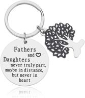 engraved stainless keychain for daughters logo