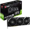 🎮 msi gaming geforce rtx 3080 ventus 3x 10g oc lhr: powerful ampere architecture graphics card with nvlink, torx fan 3, and hdmi/dp connectivity logo