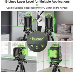 img 1 attached to 🎯 Huepar Lines Self Leveling Laser 360°Cross: Best-in-Class Precision for Accurate Alignment