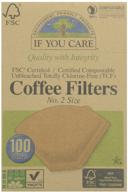 ☕ coffee filters no. 2, 100 count - show your care logo