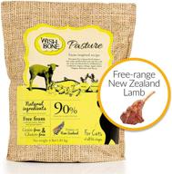 🐱 wishbone pasture grain free and gluten free cat food: new zealand lamb, all natural high protein dry food with minerals and taurine for all cat life stages логотип