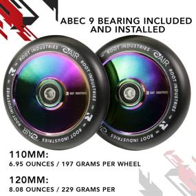 img 1 attached to 🔥 High Performance AIR Wheels 110mm - 120mm: Matchless Quality and Versatility - Complete with Bearings - 90 Day Warranty