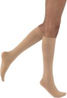 jobst opaque softfit 15-20 mmhg knee high compression 🧦 stocking, natural medium - effective leg support for enhanced wellbeing логотип