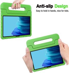 img 1 attached to 🟢 AVAWO Kids Case for Samsung Galaxy Tab A7 10.4 2020 - Shockproof Lightweight Convertible Stand Kids Friendly Case - Green
