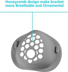 img 1 attached to 🔬 Enhanced XMY 3D Silicone Mask Bracket for Occupational Health & Safety Products