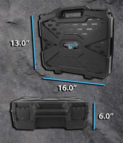img 2 attached to CASEMATIX Жесткий защитный кейс для корпуса зеркальной камеры DSLR, объектива, вспышки и многое другое - прочный пластиковый кейс с пенопластовым вставками, совместимый с камерами Canon, Nikon, Panasonic и другими зеркальными камерами