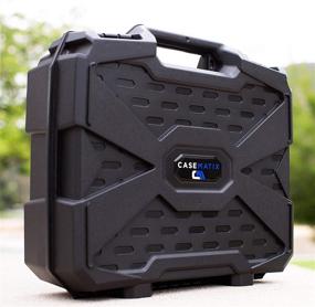 img 3 attached to CASEMATIX Жесткий защитный кейс для корпуса зеркальной камеры DSLR, объектива, вспышки и многое другое - прочный пластиковый кейс с пенопластовым вставками, совместимый с камерами Canon, Nikon, Panasonic и другими зеркальными камерами