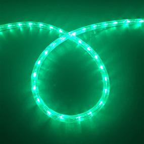 img 2 attached to 🌟 Asparkle UL Listed 18-Foot 216 Green LED Flexible Rope Lights Kit for Indoor/Outdoor Lighting, Home, Garden, Patio, Shop Windows, Christmas, New Year, Wedding, Birthday, Party, Event (Green)