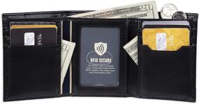 img 1 attached to 💼 Dockers Security Trifold Wallet: High Capacity Men's Accessories for Blocking Cards & Money Organizers