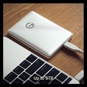 img 1 attached to 💿 Внешний жесткий диск G-Technology 1ТБ G-DRIVE mobile USB-C: Портативный серебристый - 0G04876-1