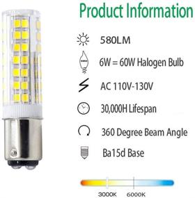 img 3 attached to 💡 Dimmable Bayonet Light Bulb with 88 LEDs - Equivalent for Various Machines