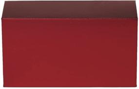 img 2 attached to 🎁 Jillson Roberts Small Magnetic Closure Gift Boxes: 2-Count in 5 Colors - Metallic Red Matte Edition