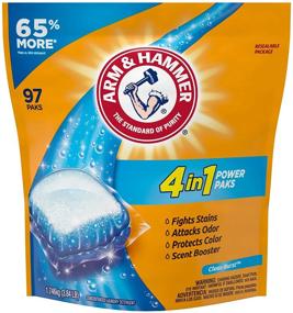 img 3 attached to 🚿 Arm &amp; Hammer 97 Count 4-in-1 Laundry Detergent Power Paks (Possible Packaging Variations)