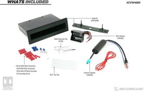 img 2 attached to 🔌 SCOSCHE Install Centric ICVW4BN: Complete Basic Installation Solution for Aftermarket Stereo in Select Volkswagen Models 2002-06