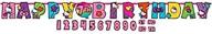 🎉 jumbo hello kitty rainbow letter banner: birthday party decoration, 10 1/2' x 10", multicolor logo