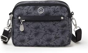 img 4 attached to Baggallini Oakland Crossbody Floral Print