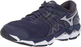 img 4 attached to Mizuno Womens Horizon Running Quarry Silver Sports & Fitness for Running