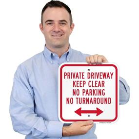 img 3 attached to 🚧 Enhanced Safety and Convenience: Private Driveway Bi Directional SmartSign Aluminum