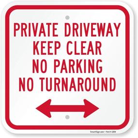 img 4 attached to 🚧 Enhanced Safety and Convenience: Private Driveway Bi Directional SmartSign Aluminum