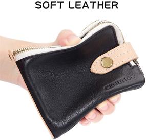 img 2 attached to 👔 Genuine Leather Cowhide Men's Accessories by CENUNCO - Enhance Your Style with Quality