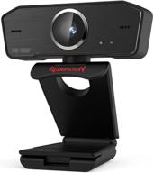 redragon gw800: 1080p pc webcam with dual microphone - 360° rotation for online courses, video conferencing, and streaming logo