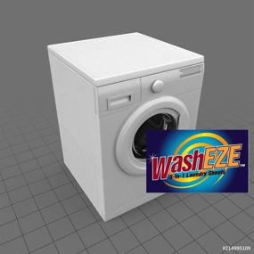img 2 attached to 🧺 WashEZE Все-в-одном салфетки для стирки - 40 загрузок, легкий аромат, с добавленным кондиционером для ткани, подъемник пятен и защита от статического электричества