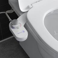 🚽 yitahome white mechanical bidet attachment for toilet seat - single nozzle and adjustable water pressure - self cleaning non-electric bidet - easy installation for bathroom toilet logo