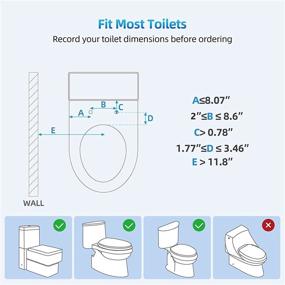 img 3 attached to 🚽 YITAHOME White Mechanical Bidet Attachment for Toilet Seat - Single Nozzle and Adjustable Water Pressure - Self Cleaning Non-Electric Bidet - Easy Installation for Bathroom Toilet