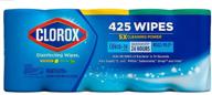 🧼 clorox disinfecting wipes variety pack - enhanced cleaning power, 99.9% bacteria kill rate - 5 pack, total of 425 wipes logo