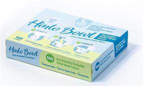 img 3 attached to 🚽 Innovative Hinlo Bowl Liners: 100 Biodegradable, Dissolvable & Flushable Solution for Sparkling Clean Toilets – No More Stains or Splash-back!