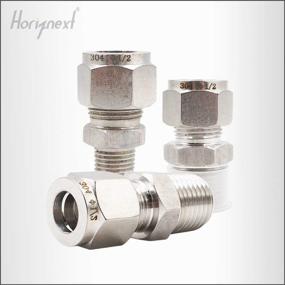 img 3 attached to 🔩 Stainless Compression Fitting Coupler by HorizNext