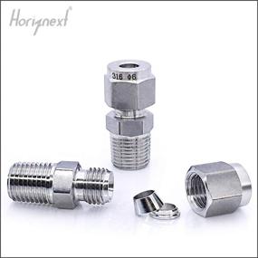 img 2 attached to 🔩 Stainless Compression Fitting Coupler by HorizNext