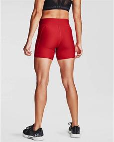 img 2 attached to Stay Cool and Comfortable ❄️ with Under Armour Women's HeatGear Middy Shorts