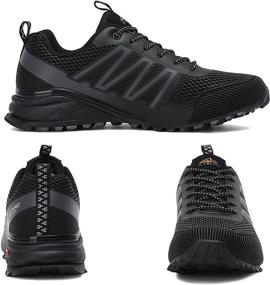 img 1 attached to ASTERO Lightweight Athletic Cushioning Trekking Shoes for Men in Athletic Style