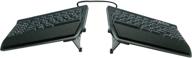 kinesis freestyle2 ergonomic keyboard with vip3 lifters for pc (9-inch separation) (kb820pb-us) логотип