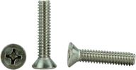 stainless lengths available machine phillips fasteners logo