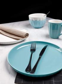 img 1 attached to 🍽️ Discover Versatile Elegance with Sweese 156 003 Porcelain Fluted Dinner Set