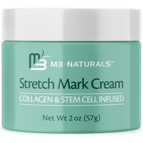 img 4 attached to 👩 M3 Naturals Stretch Mark Cream with Collagen, Stem Cells, and Antioxidants - Fade, Reduce Stretch Marks & Scars - 2 oz