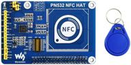 ✨ waveshare raspberry pi pn532 nfc hat for 13.56mhz communication, supporting i2c, sp, and uart interfaces logo