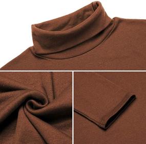 img 3 attached to 👕 Men's Lightweight Turtleneck Pullover Sleeve Shirt in Shirts - Clothing